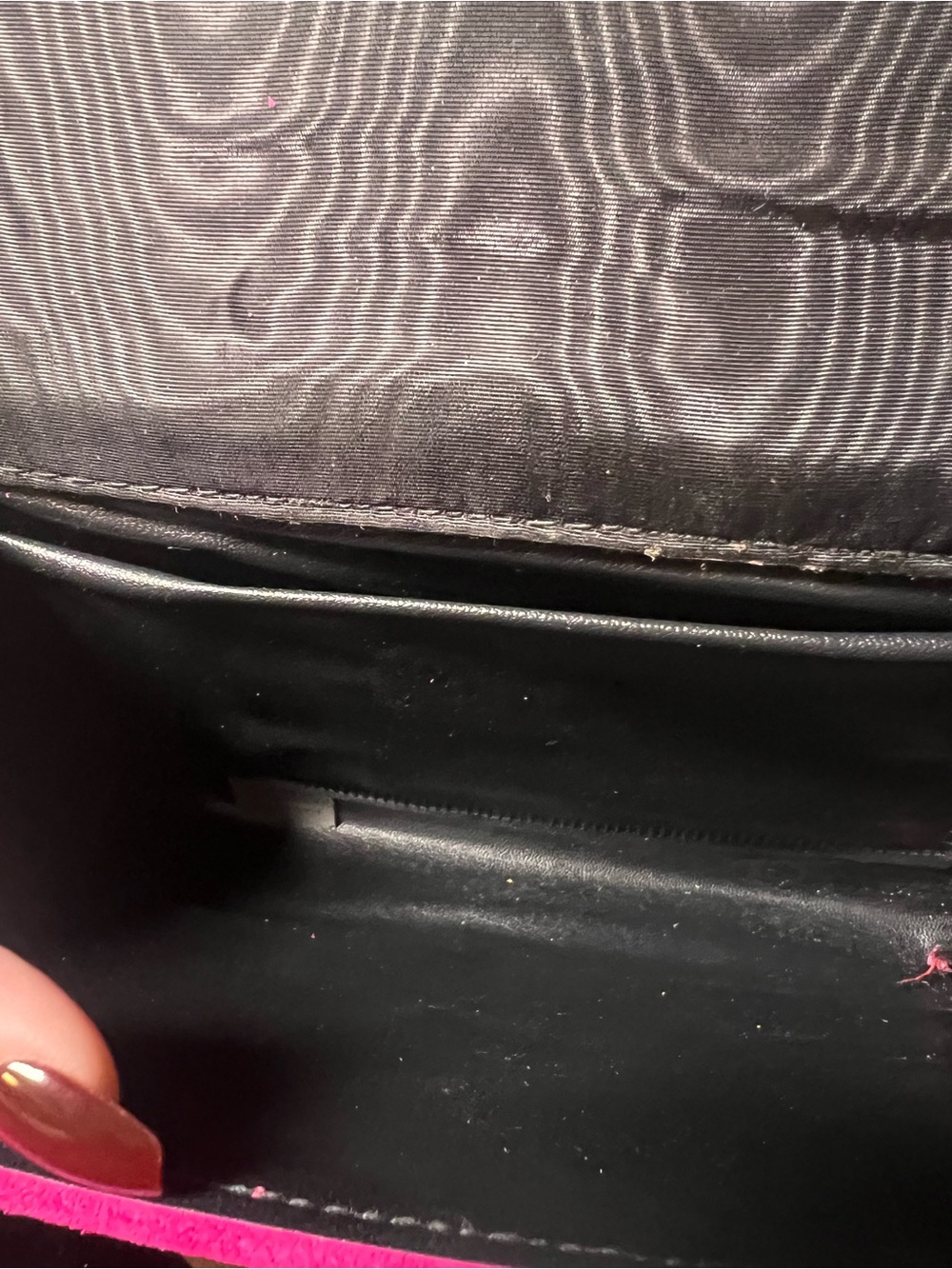 Vintage Pink Suede Shoulder Bag - Picture 11 of 14